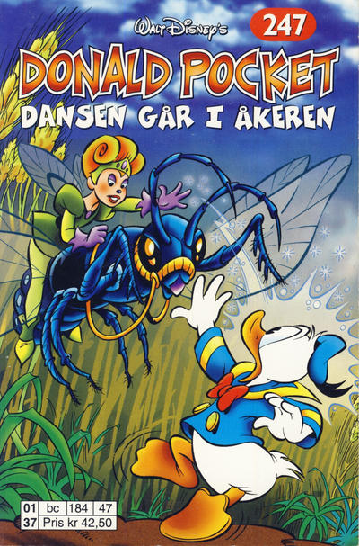 Cover for Donald Pocket (Hjemmet / Egmont, 1968 series) #247 - Dansen går i åkeren [1. opplag]