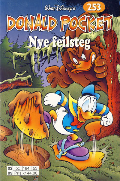 Cover for Donald Pocket (Hjemmet / Egmont, 1968 series) #253 - Nye feilsteg [1. opplag]