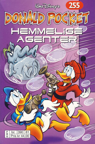 Cover for Donald Pocket (Hjemmet / Egmont, 1968 series) #255 - Hemmelige agenter [Reutsendelse bc 390 81]