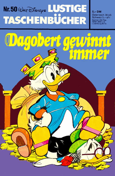 Cover for Lustiges Taschenbuch (Egmont Ehapa, 1967 series) #50 - Dagobert gewinnt immer  [5.00 DM]