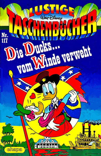 Cover for Lustiges Taschenbuch (Egmont Ehapa, 1967 series) #117 - Die Ducks ... vom Winde verweht [Testauflage]