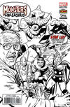 Cover Thumbnail for Monsters Unleashed (2017 series) #1 [Stan Lee Box Exclusive Mike Mayhew Black and White Variant]