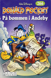 Cover Thumbnail for Donald Pocket (Hjemmet / Egmont, 1968 series) #266 - På bommen i Andeby [1. opplag]