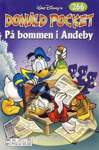 Cover Thumbnail for Donald Pocket (Hjemmet / Egmont, 1968 series) #266 - På bommen i Andeby [Reutsendelse bc 277 95]