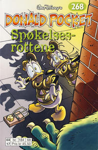 Cover for Donald Pocket (Hjemmet / Egmont, 1968 series) #268 - Spøkelsesrottene [1. opplag]