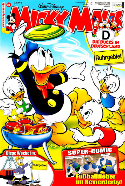 Cover for Micky Maus (Egmont Ehapa, 1951 series) #37/2012