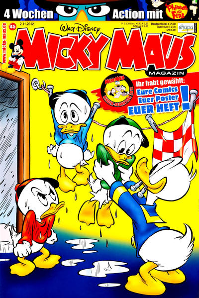Cover for Micky Maus (Egmont Ehapa, 1951 series) #45/2012