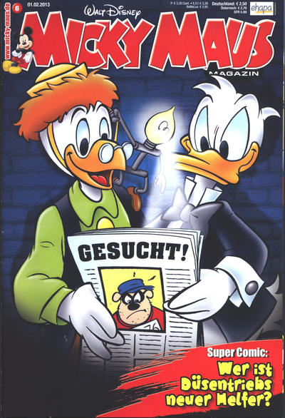 Cover for Micky Maus (Egmont Ehapa, 1951 series) #6/2013