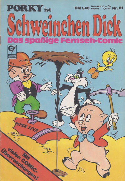 Cover for Schweinchen Dick (Condor, 1975 series) #81