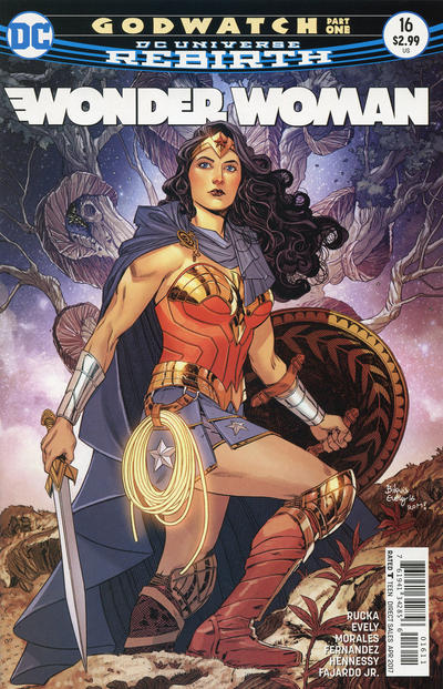 Cover for Wonder Woman (DC, 2016 series) #16 [Bilquis Evely Cover]