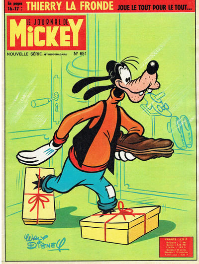 Cover for Le Journal de Mickey (Hachette, 1952 series) #651