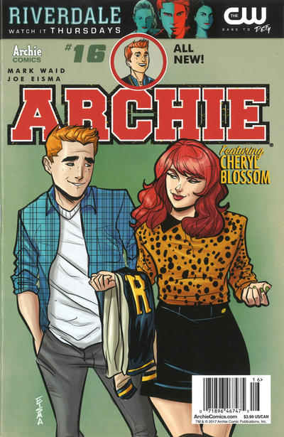 Cover for Archie (Archie, 2015 series) #16 [Newsstand - Joe Eisma]