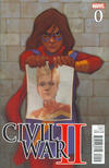 Cover Thumbnail for Civil War II (2016 series) #0 [Phil Noto 'Character' (Ms. Marvel)]