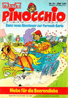 Cover for Pinocchio (Bastei Verlag, 1977 series) #21