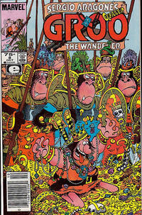 Cover Thumbnail for Sergio Aragonés Groo the Wanderer (Marvel, 1985 series) #8 [Newsstand]