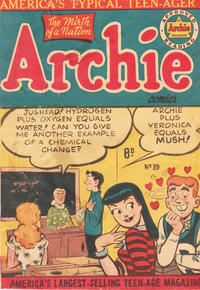 Cover Thumbnail for Archie Comics (H. John Edwards, 1950 ? series) #39