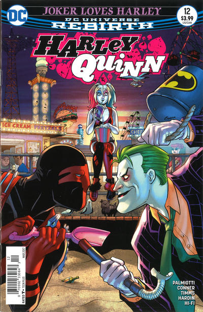 Cover for Harley Quinn (DC, 2016 series) #12 [Newsstand]