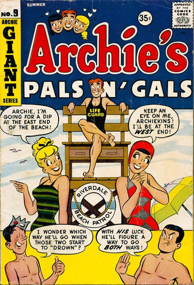Cover for Archie's Pals 'n' Gals (Archie, 1952 series) #9 [Canadian]