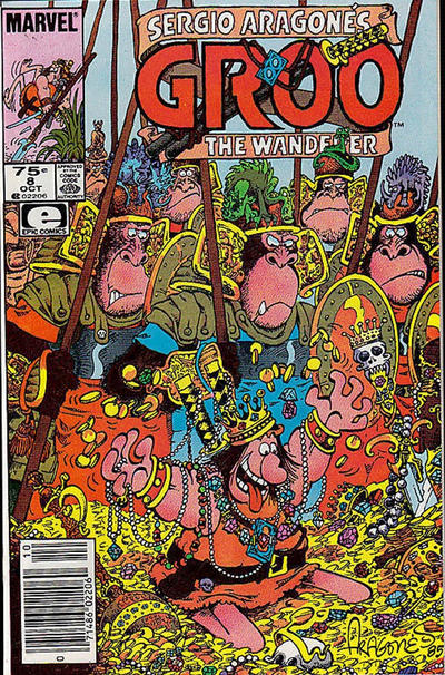 Cover for Sergio Aragonés Groo the Wanderer (Marvel, 1985 series) #8 [Newsstand]