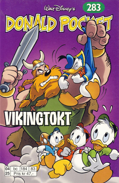 Cover for Donald Pocket (Hjemmet / Egmont, 1968 series) #283 - Vikingtokt [1. opplag]
