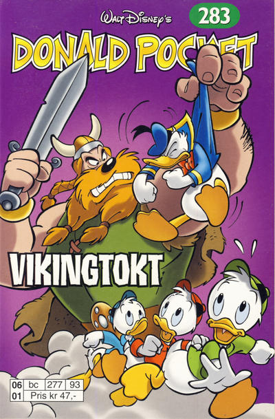Cover for Donald Pocket (Hjemmet / Egmont, 1968 series) #283 - Vikingtokt [Reutsendelse bc 277 93]