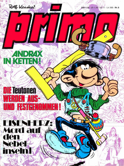 Cover for Primo (Gevacur, 1971 series) #8/1974