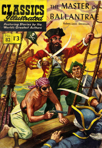Cover for Classics Illustrated (Thorpe & Porter, 1951 series) #82 - The Master of Ballantrae [Painted Cover UK]
