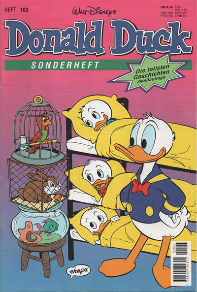 Cover for Die tollsten Geschichten von Donald Duck - Zweitauflage (Egmont Ehapa, 1983 series) #103