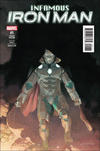 Cover for Infamous Iron Man (Marvel, 2016 series) #1 [Incentive Esad Ribic Variant]