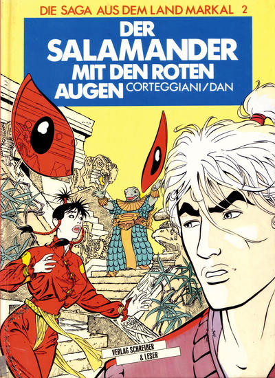 Cover for Die Saga aus dem Land Markal (Schreiber & Leser, 1987 series) #2 - Der Salamander mit den roten Augen