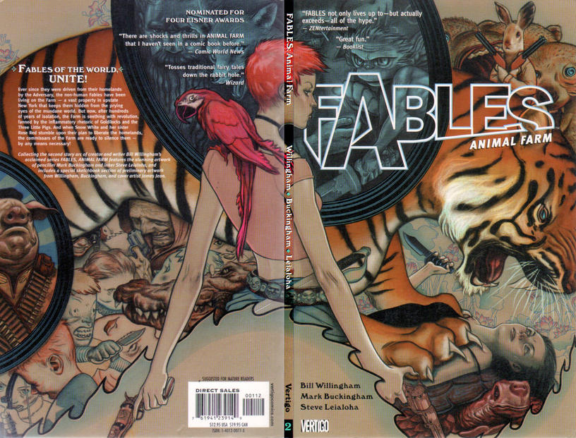 Cover for Fables (DC, 2002 series) #2 - Animal Farm [Second Printing]