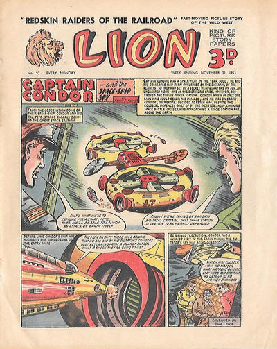Cover for Lion (Amalgamated Press, 1952 series) #92