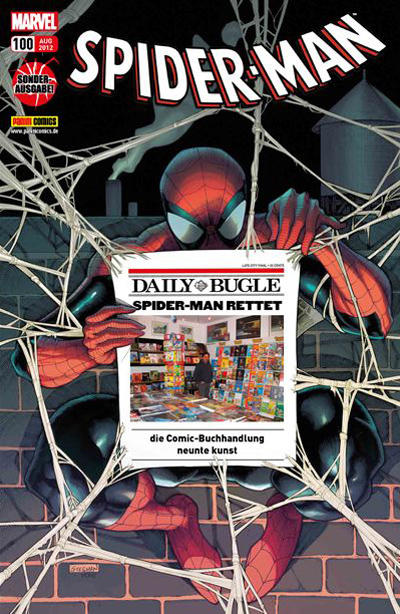 Cover for Spider-Man (Panini Deutschland, 2004 series) #100 [Neunte Kunst]
