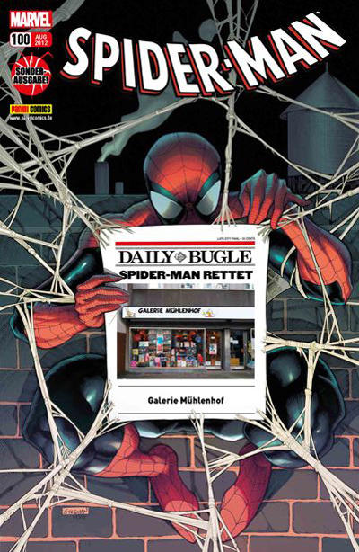 Cover for Spider-Man (Panini Deutschland, 2004 series) #100 [Galerie Mühlenhof]