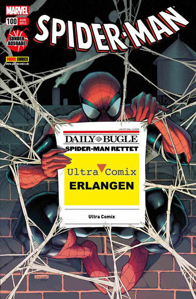 Cover for Spider-Man (Panini Deutschland, 2004 series) #100 [Ultra Comix Erlangen]