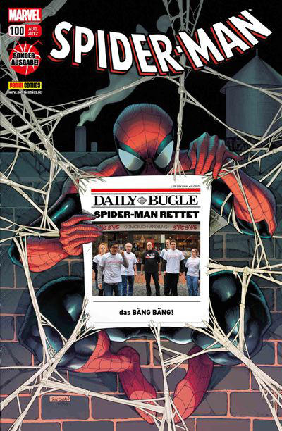 Cover for Spider-Man (Panini Deutschland, 2004 series) #100 [Bäng Bäng (2)]