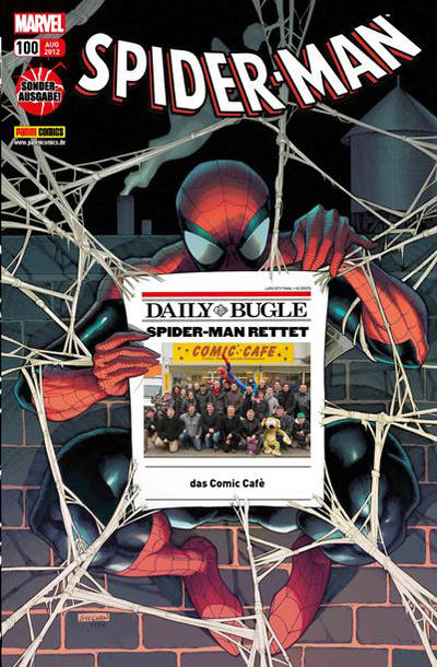 Cover for Spider-Man (Panini Deutschland, 2004 series) #100 [Comic Café (2)]