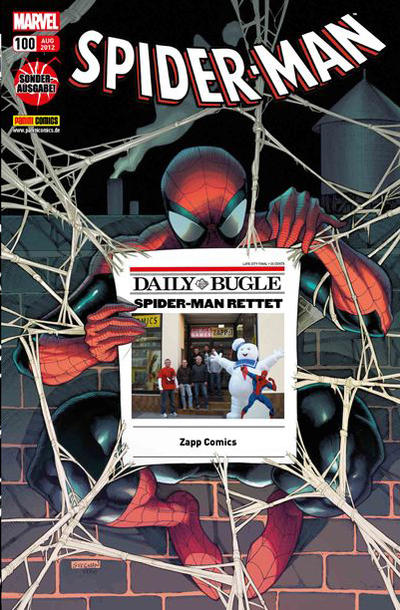 Cover for Spider-Man (Panini Deutschland, 2004 series) #100 [Zapp Comics]