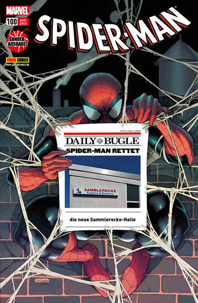 Cover for Spider-Man (Panini Deutschland, 2004 series) #100 [Sammlerecke (1)]