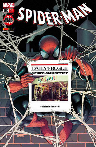 Cover for Spider-Man (Panini Deutschland, 2004 series) #100 [Spielzeit Krefeld]