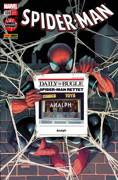 Cover for Spider-Man (Panini Deutschland, 2004 series) #100 [Analph]