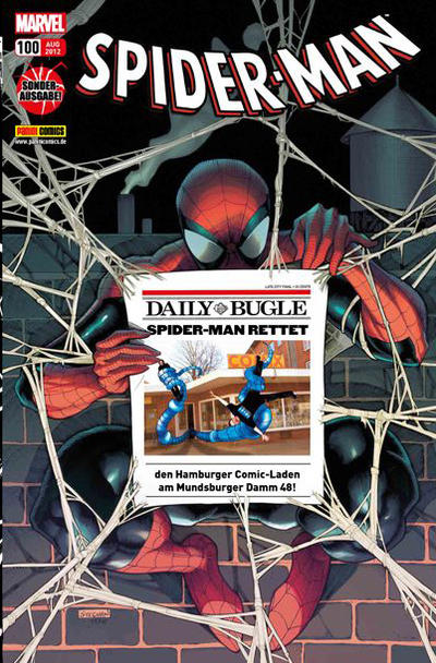 Cover for Spider-Man (Panini Deutschland, 2004 series) #100 [Hamburger Comic-Laden (1)]