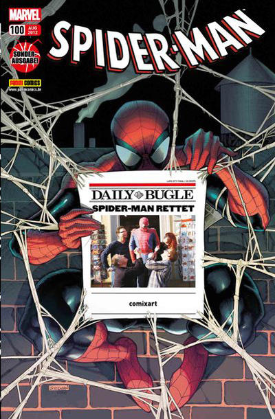 Cover for Spider-Man (Panini Deutschland, 2004 series) #100 [Comixart (1)]
