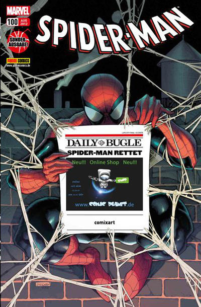 Cover for Spider-Man (Panini Deutschland, 2004 series) #100 [Comixart (2)]