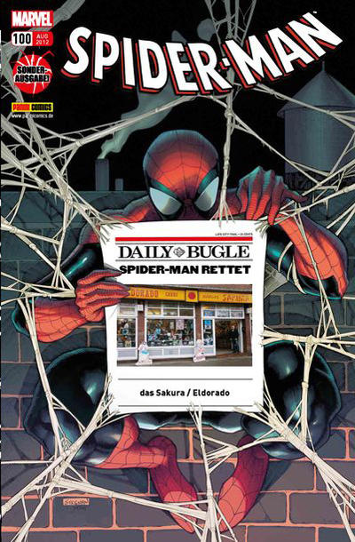 Cover for Spider-Man (Panini Deutschland, 2004 series) #100 [Sakura/Eldorado]