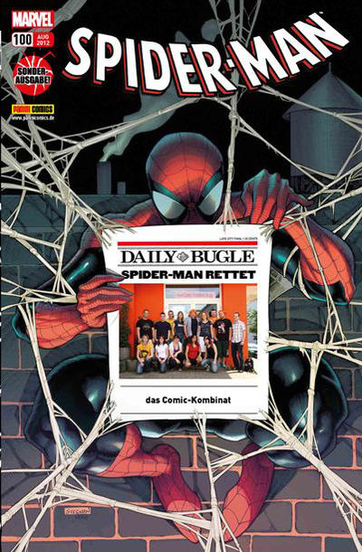 Cover for Spider-Man (Panini Deutschland, 2004 series) #100 [Comic-Kombinat]