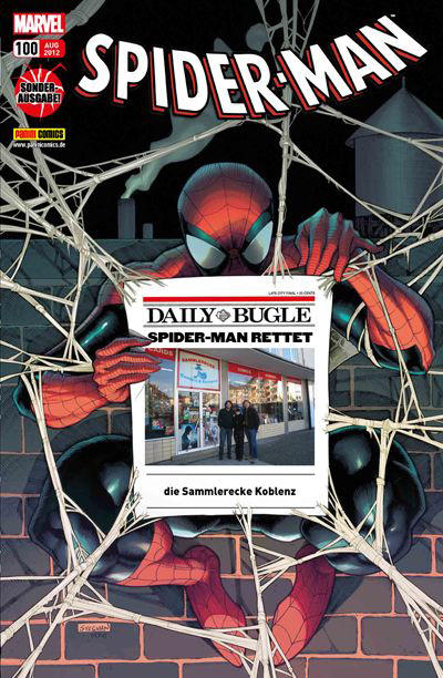 Cover for Spider-Man (Panini Deutschland, 2004 series) #100 [Sammlerecke Koblenz]