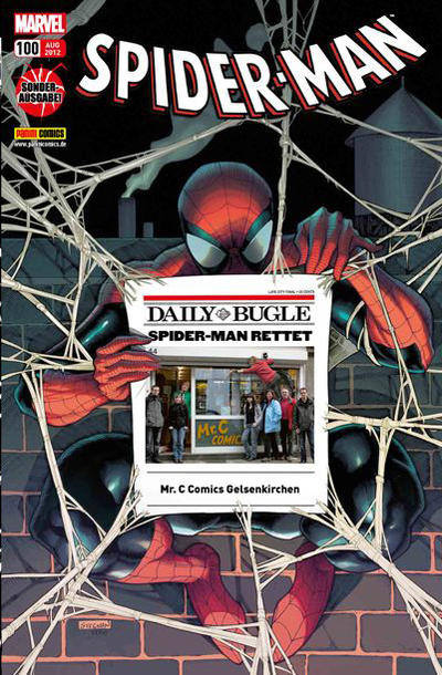 Cover for Spider-Man (Panini Deutschland, 2004 series) #100 [Mr. C Comics Gelsenkirchen]