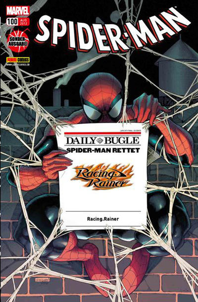 Cover for Spider-Man (Panini Deutschland, 2004 series) #100 [Racing Rainer]