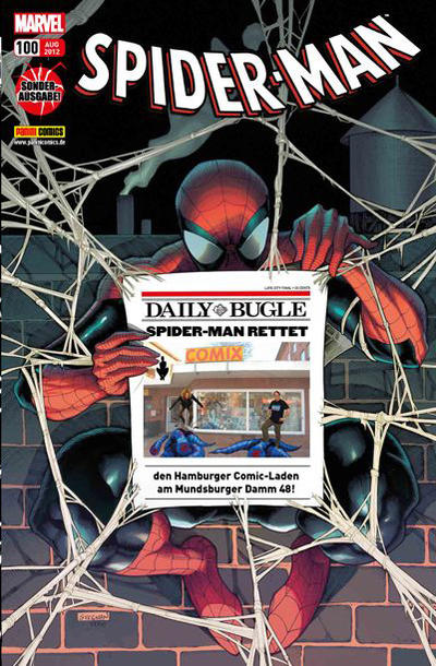Cover for Spider-Man (Panini Deutschland, 2004 series) #100 [Hamburger Comic-Laden (2)]